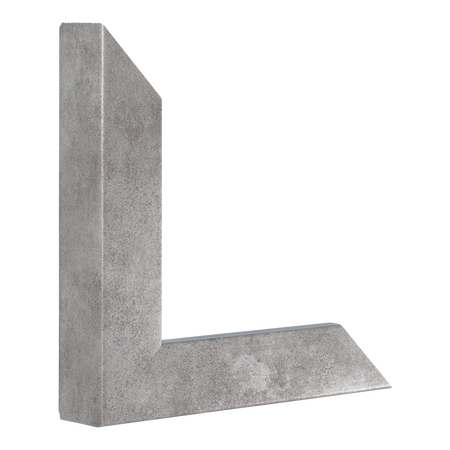 Classic I in distressed silver picture frame