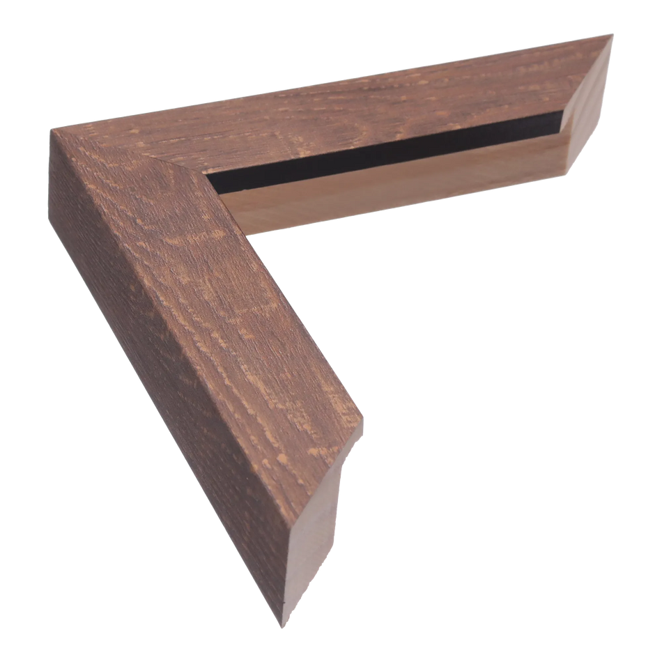 Classic I in golden brown picture frame