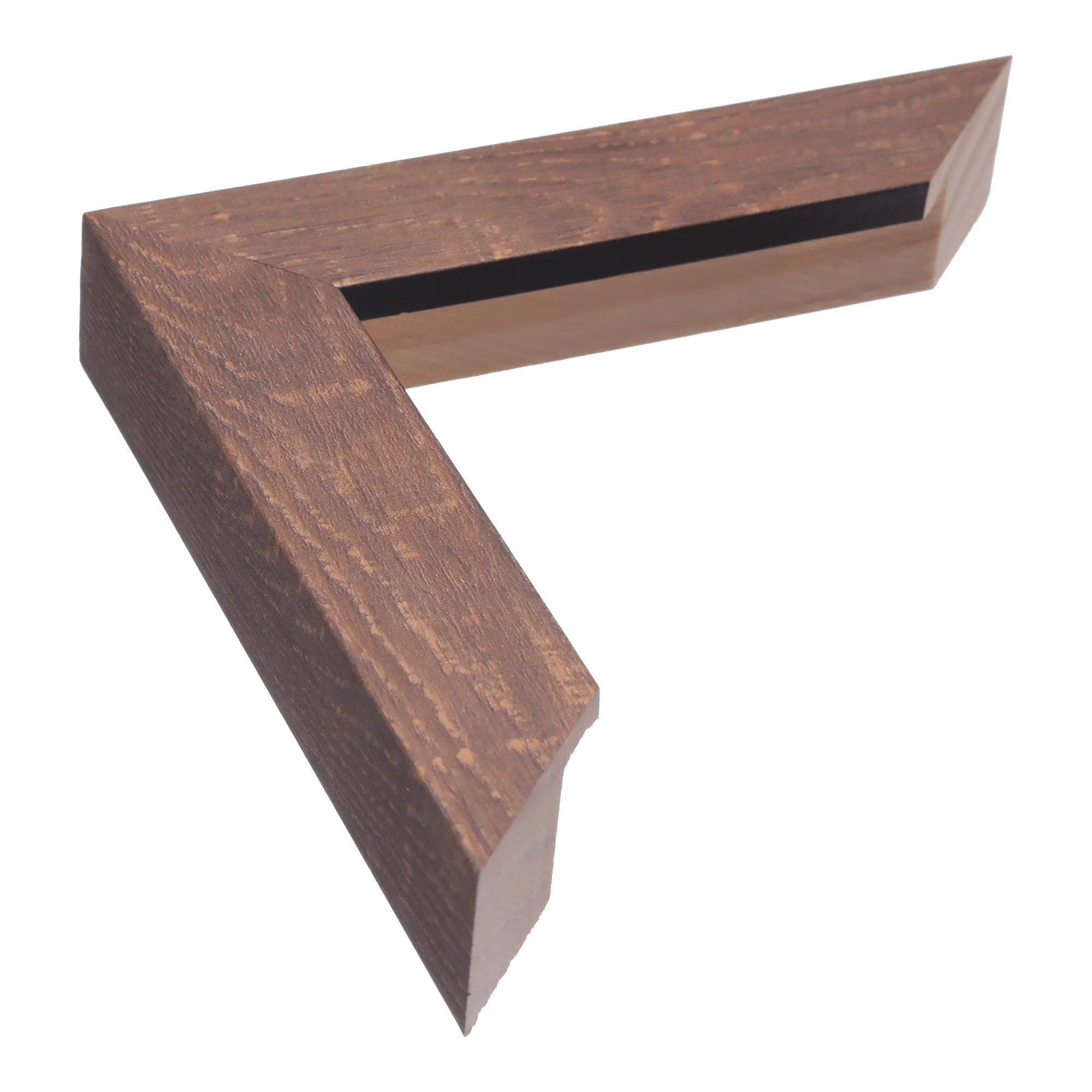 Classic I in golden brown picture frame