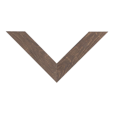 Top view of Classic I picture frame in golden brown