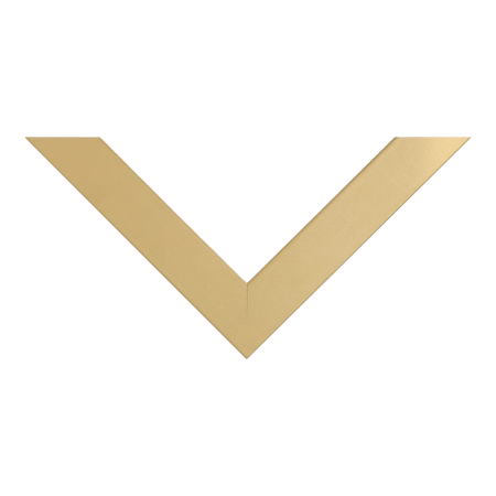 Top view of Classic I picture frame in gold