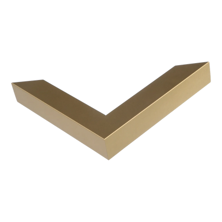 Corner view of Classic I in gold picture frame