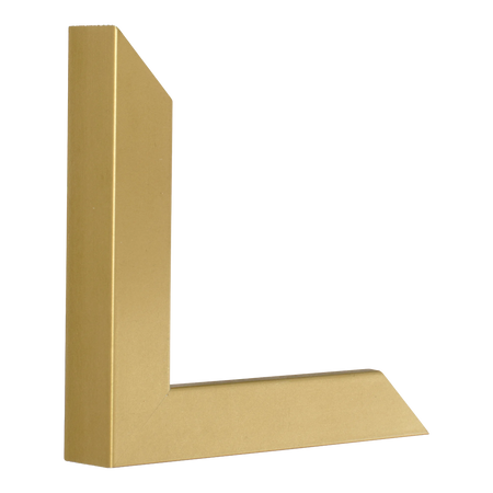 Vertical view of classic i gold picture frame