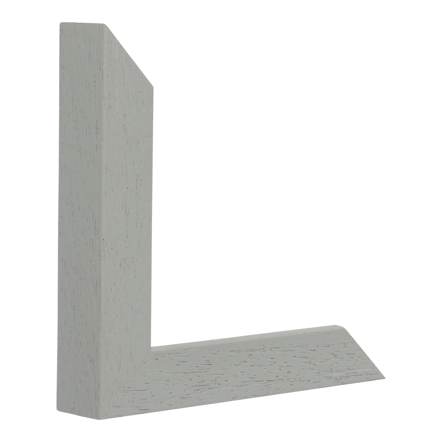 Vertical view of classic i grey grain picture frame