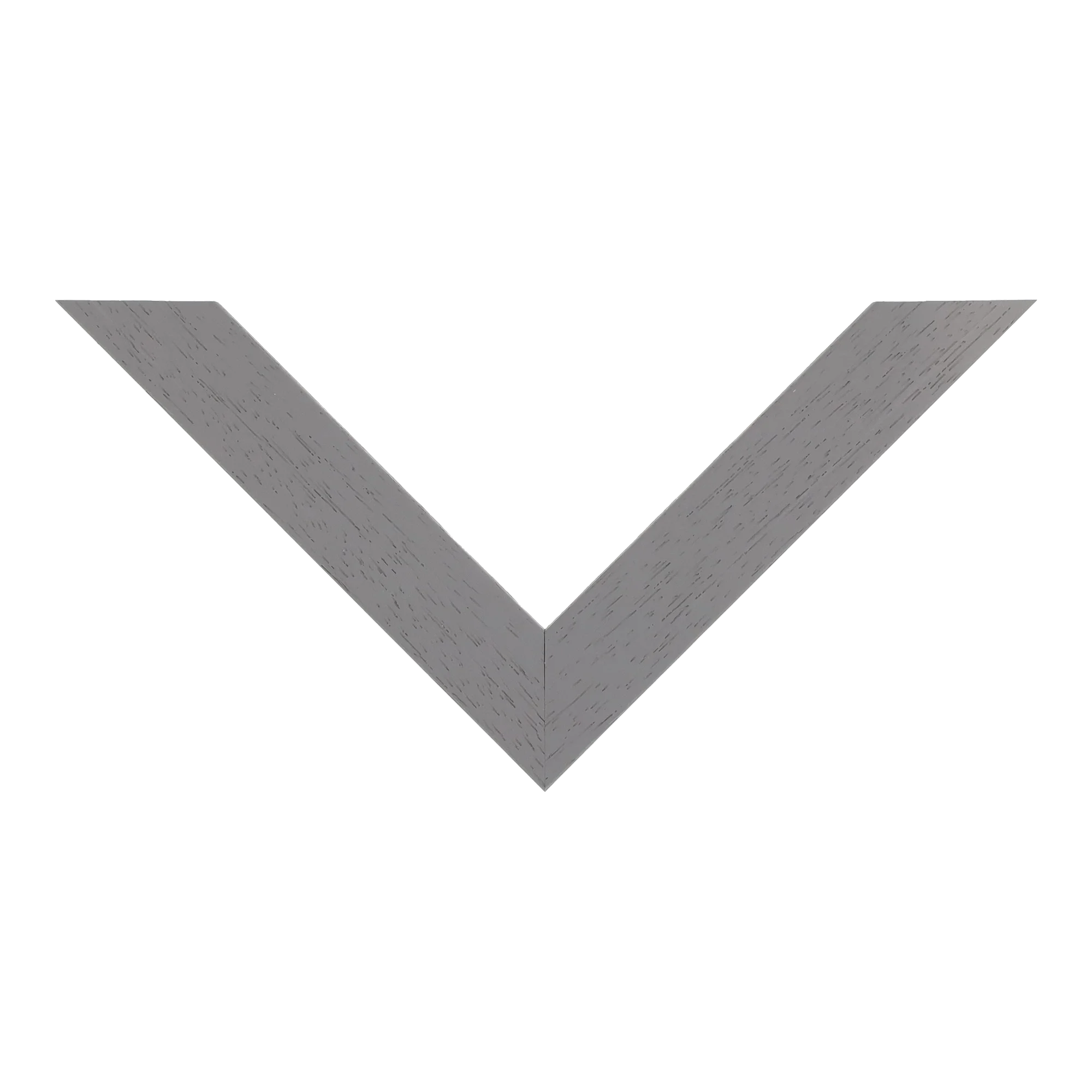 Top view of Classic I picture frame in grey grain