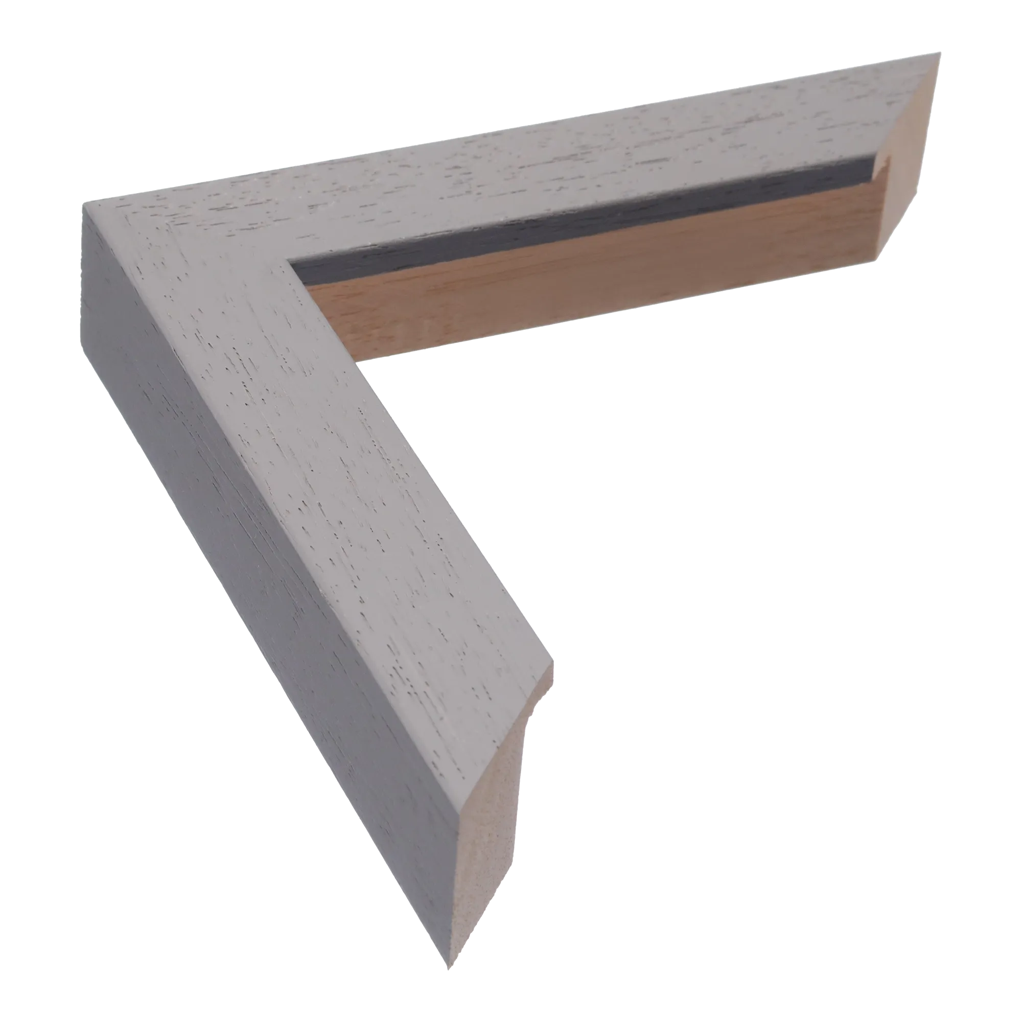 Classic I in grey grain picture frame