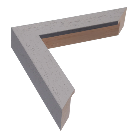 Classic I in grey grain picture frame