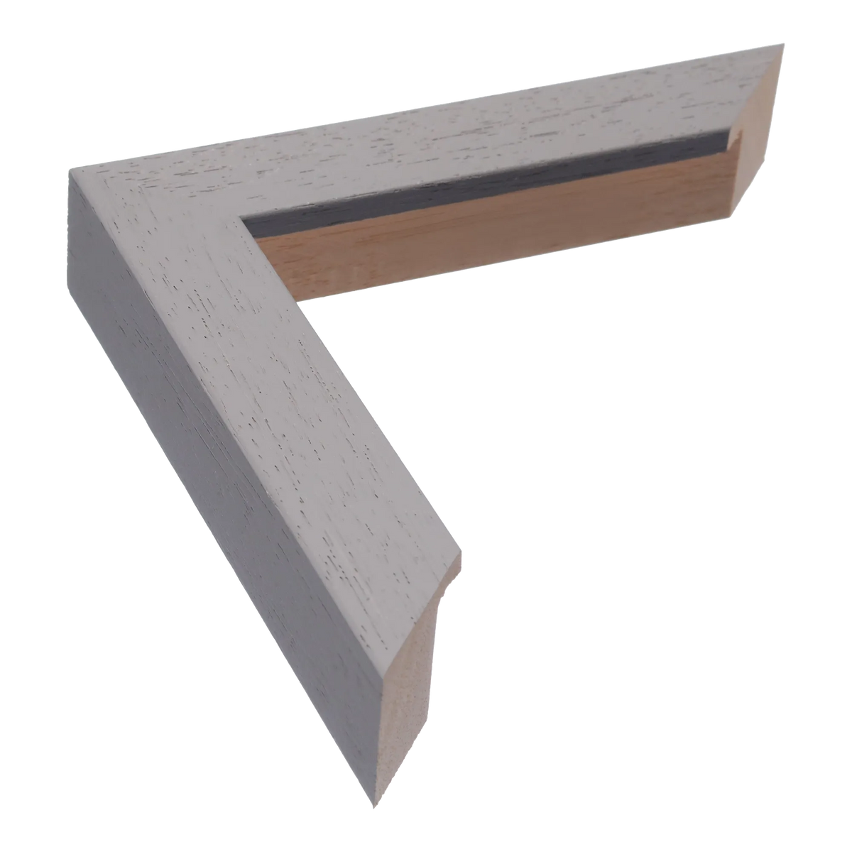 Classic I in grey grain picture frame