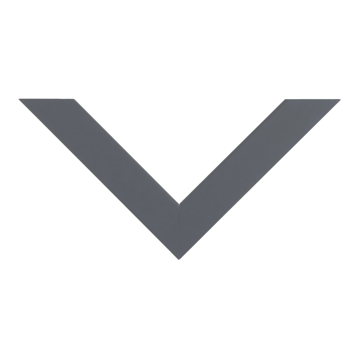 Top view of Classic I picture frame in grey