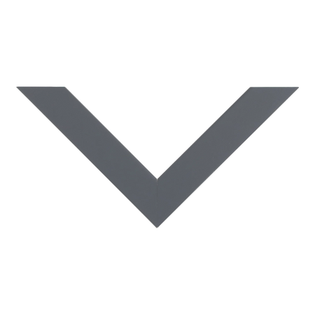 Top view of Classic I picture frame in grey