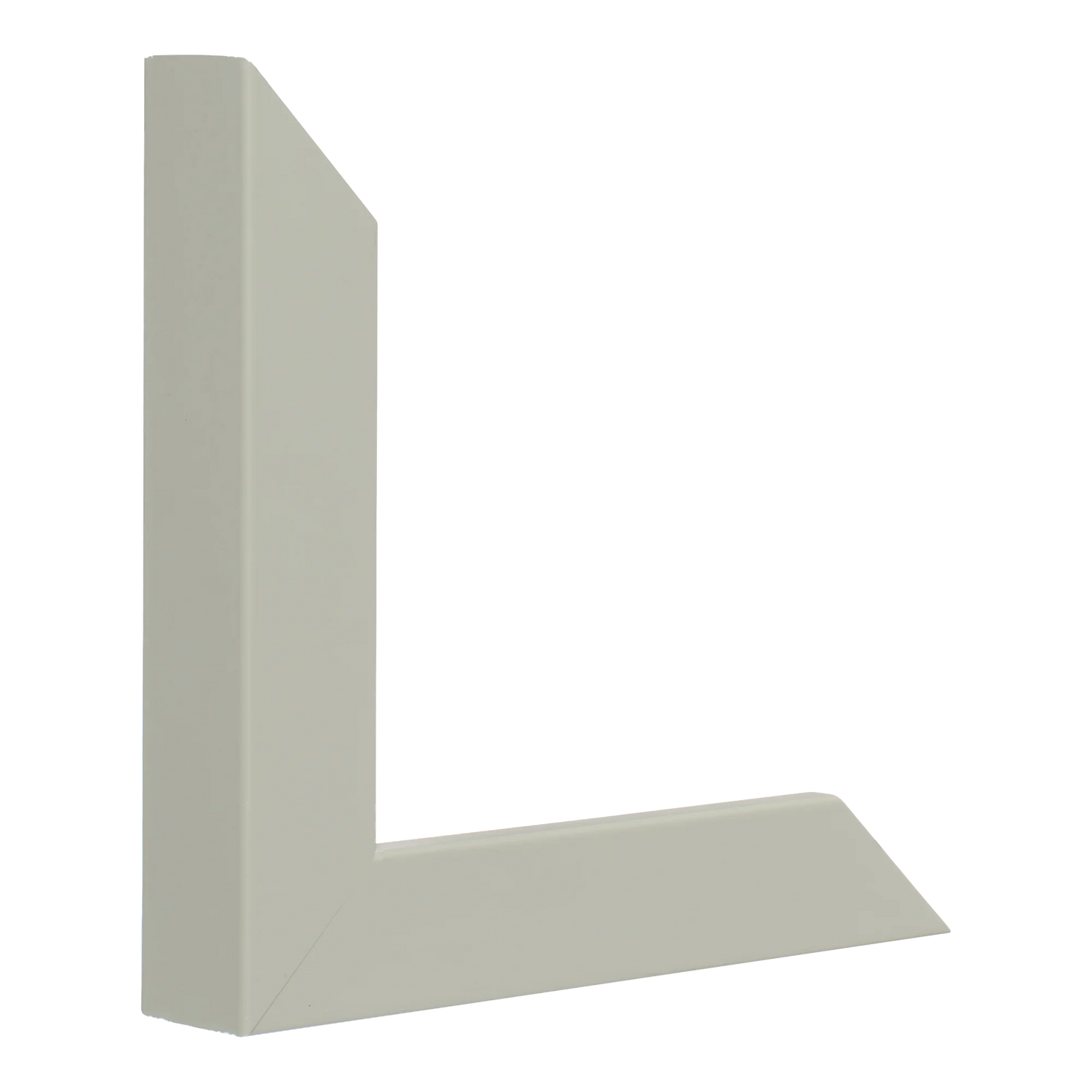 Vertical view of classic i light grey picture frame