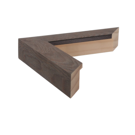 Side view of Classic I picture frame in mink