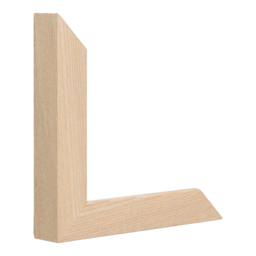 Vertical view of classic i natural picture frame sample