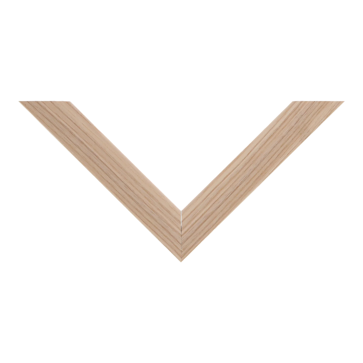 Top view of Classic I picture frame in natural