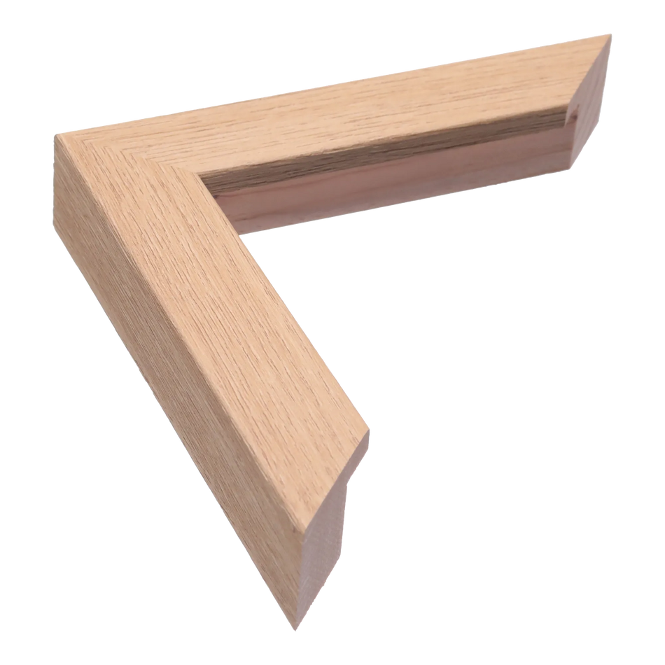 Classic I in oak grain picture frame