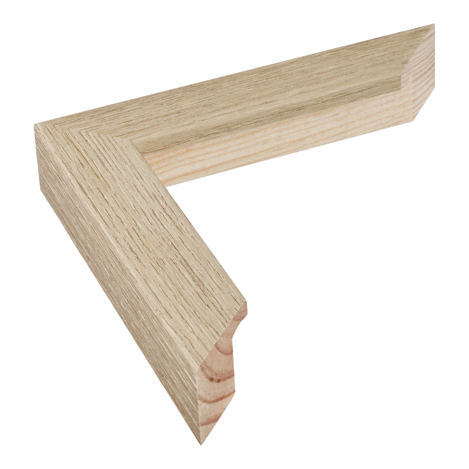 Classic I in oak grain picture frame