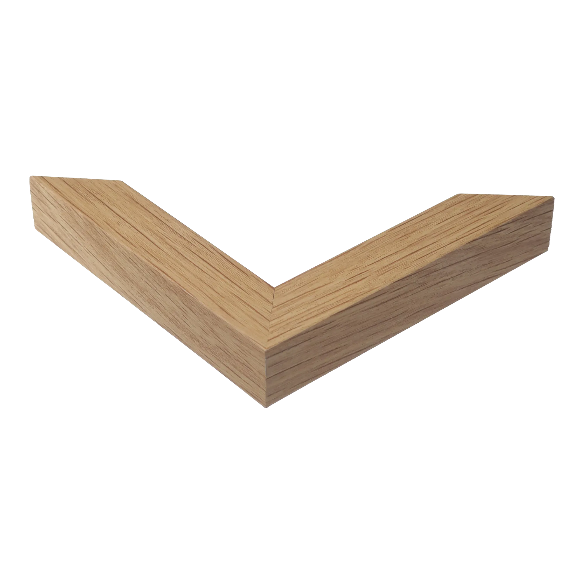 Corner view of Classic I in oak picture frame