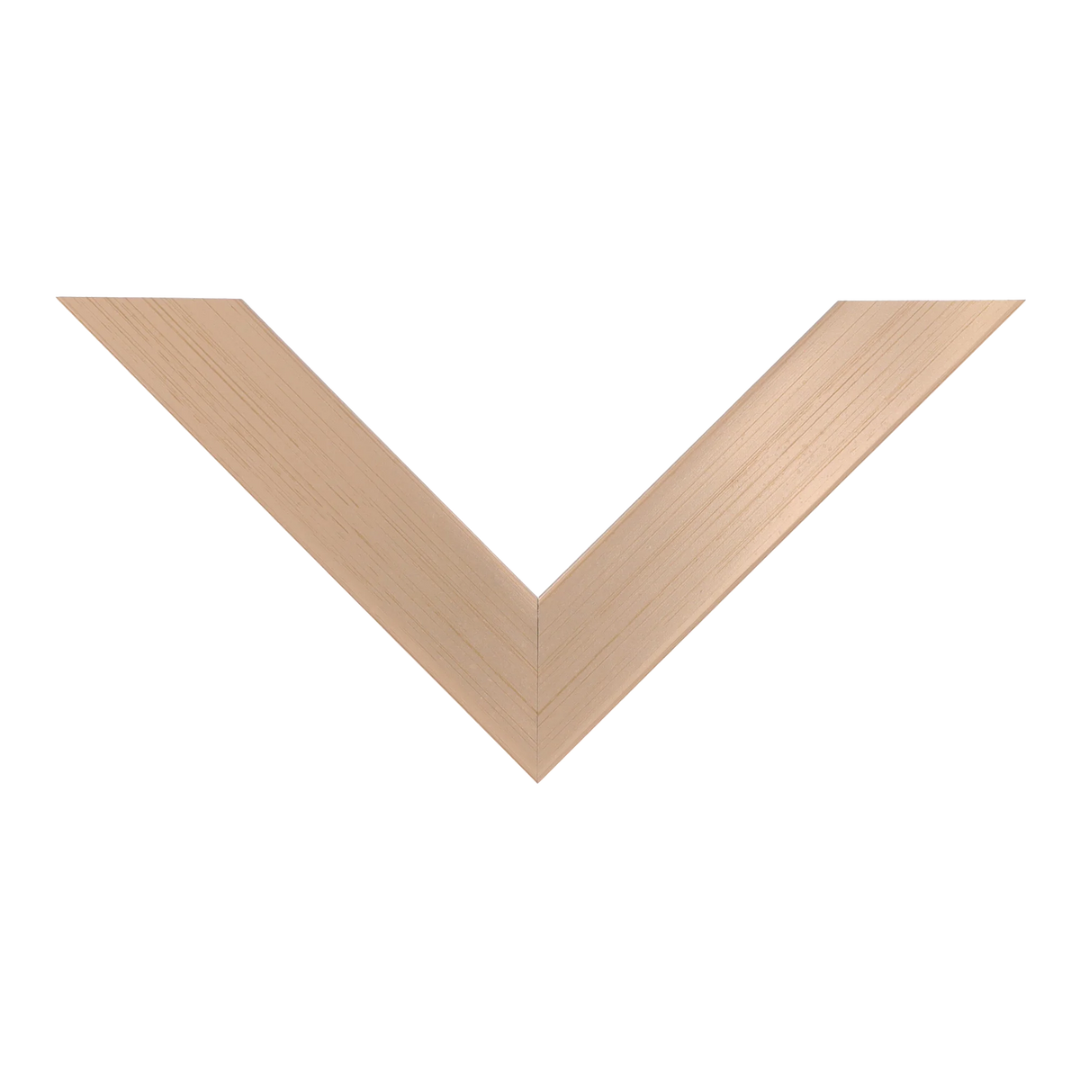 Top view of Classic I picture frame in rose gold