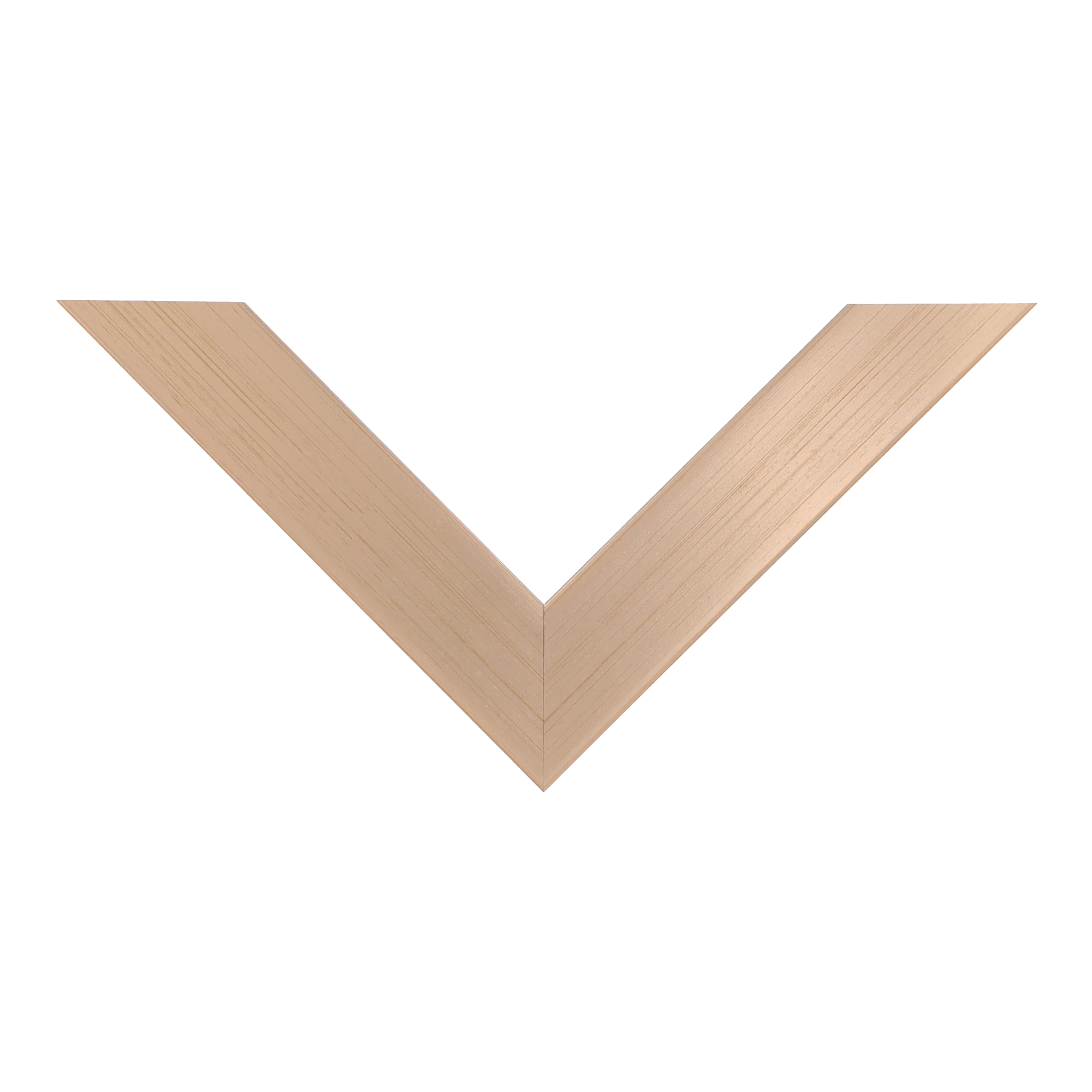 Top view of Classic I picture frame in rose gold