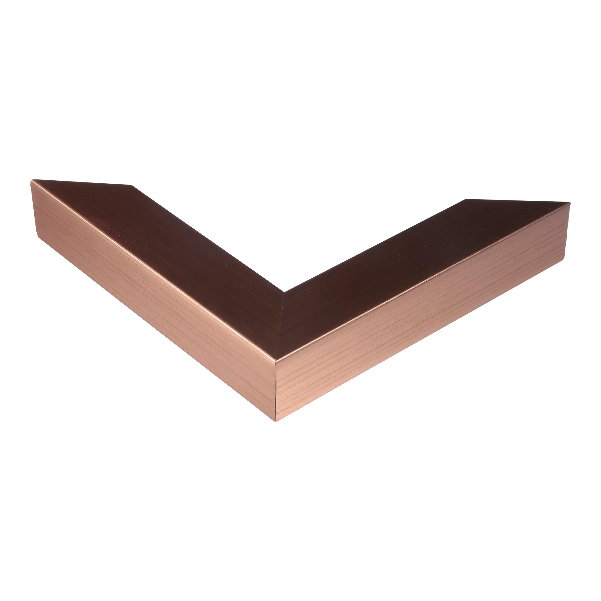 Corner view of Classic I in rose gold picture frame