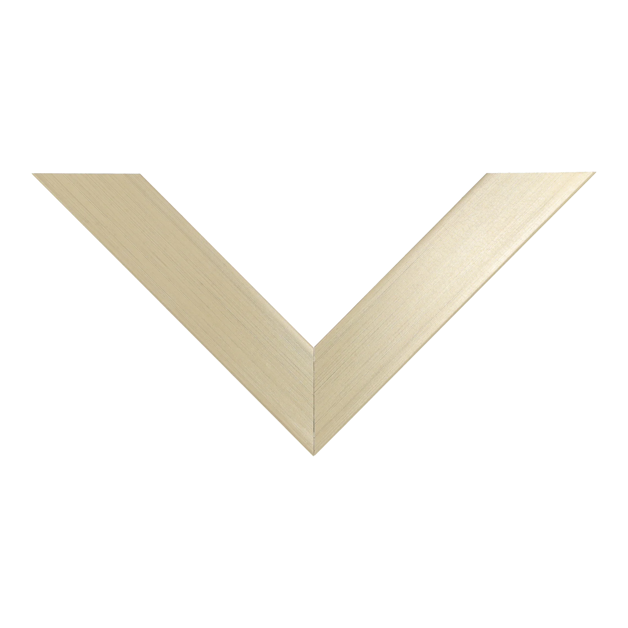 Top view of Classic I picture frame in soft gold