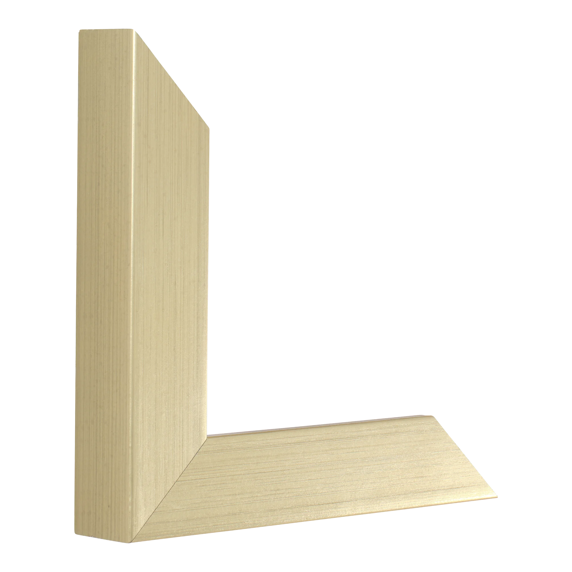Vertical view of classic i soft gold picture frame