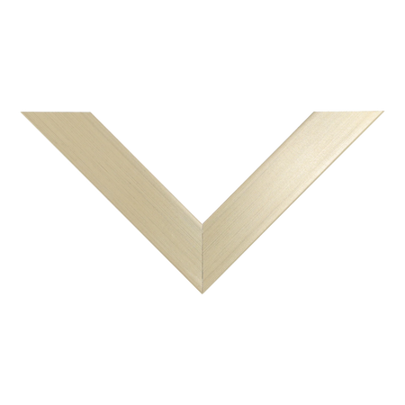 Top view of Classic I picture frame in soft gold
