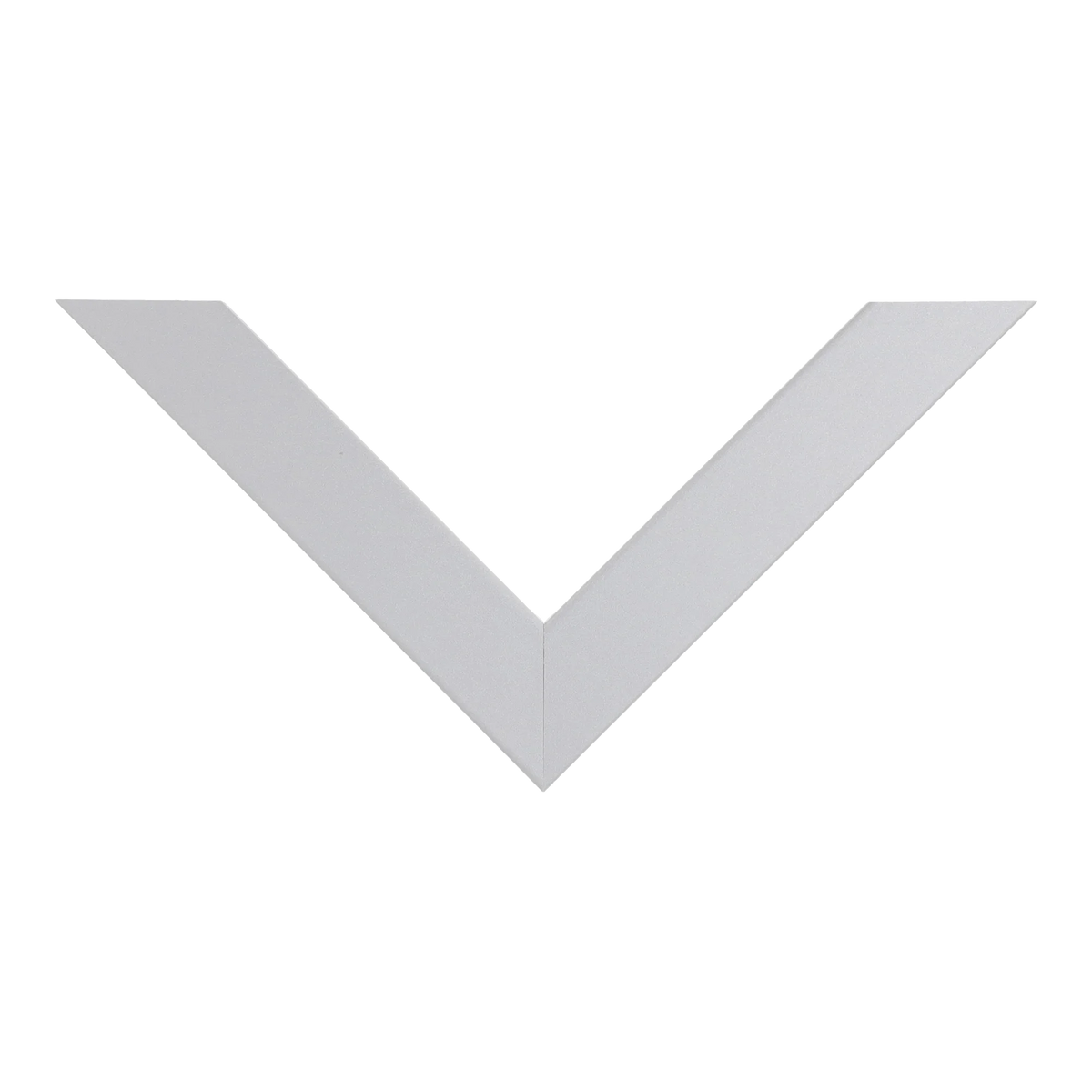 Top view of Classic I picture frame in silver