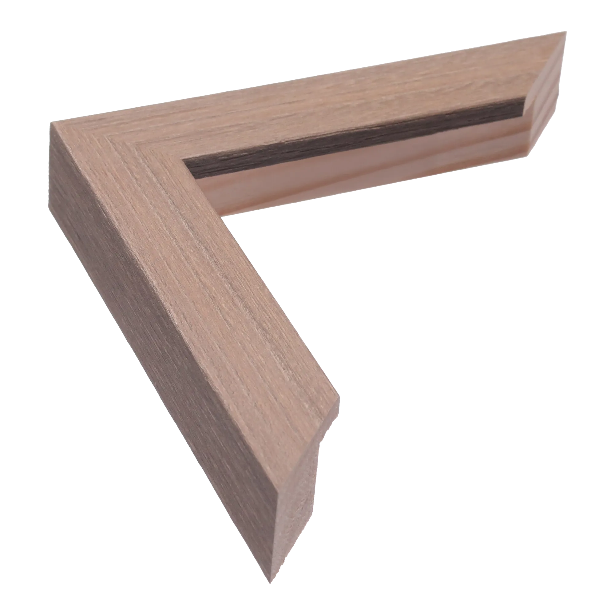 Classic I in walnut grain picture frame