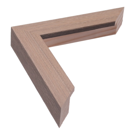 Classic I in walnut grain picture frame