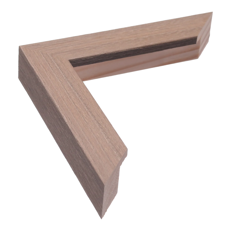 Classic I in walnut grain picture frame