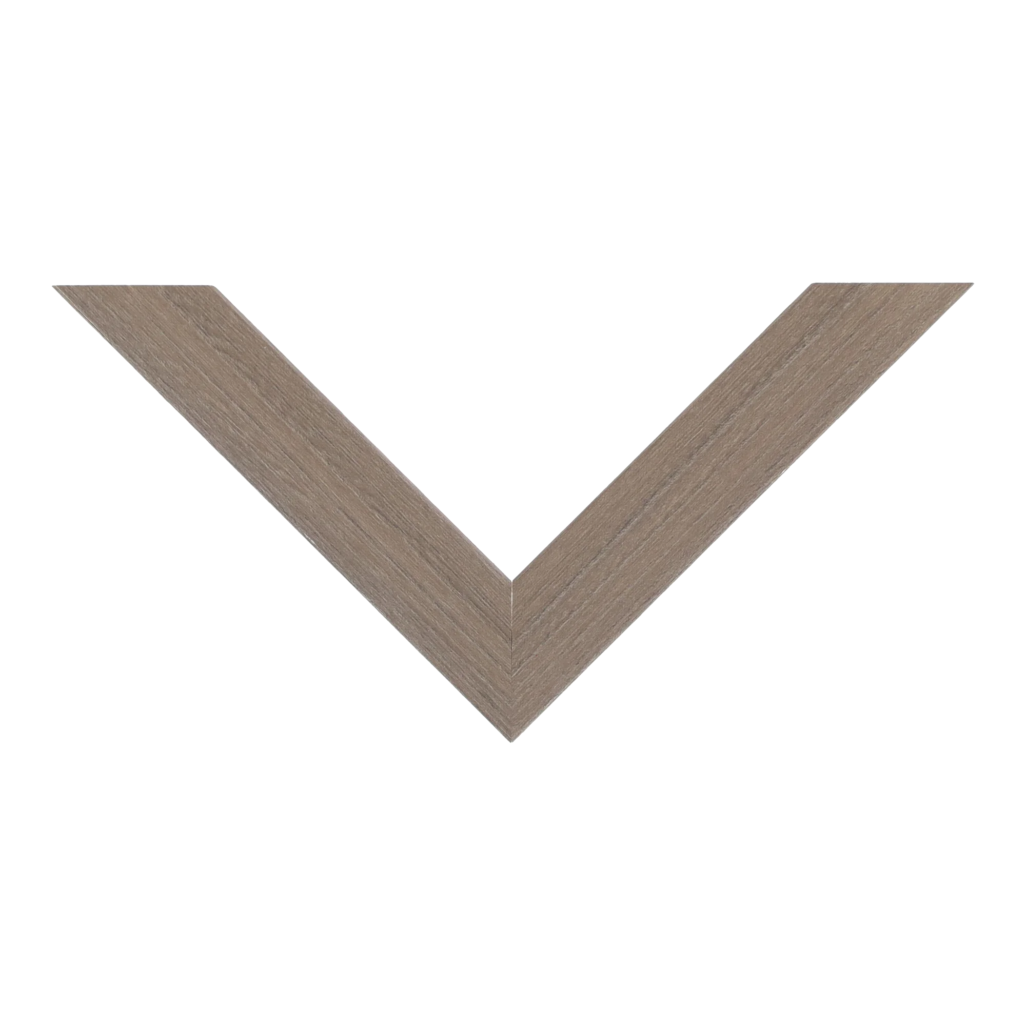 Top view of Classic I picture frame in walnut grain