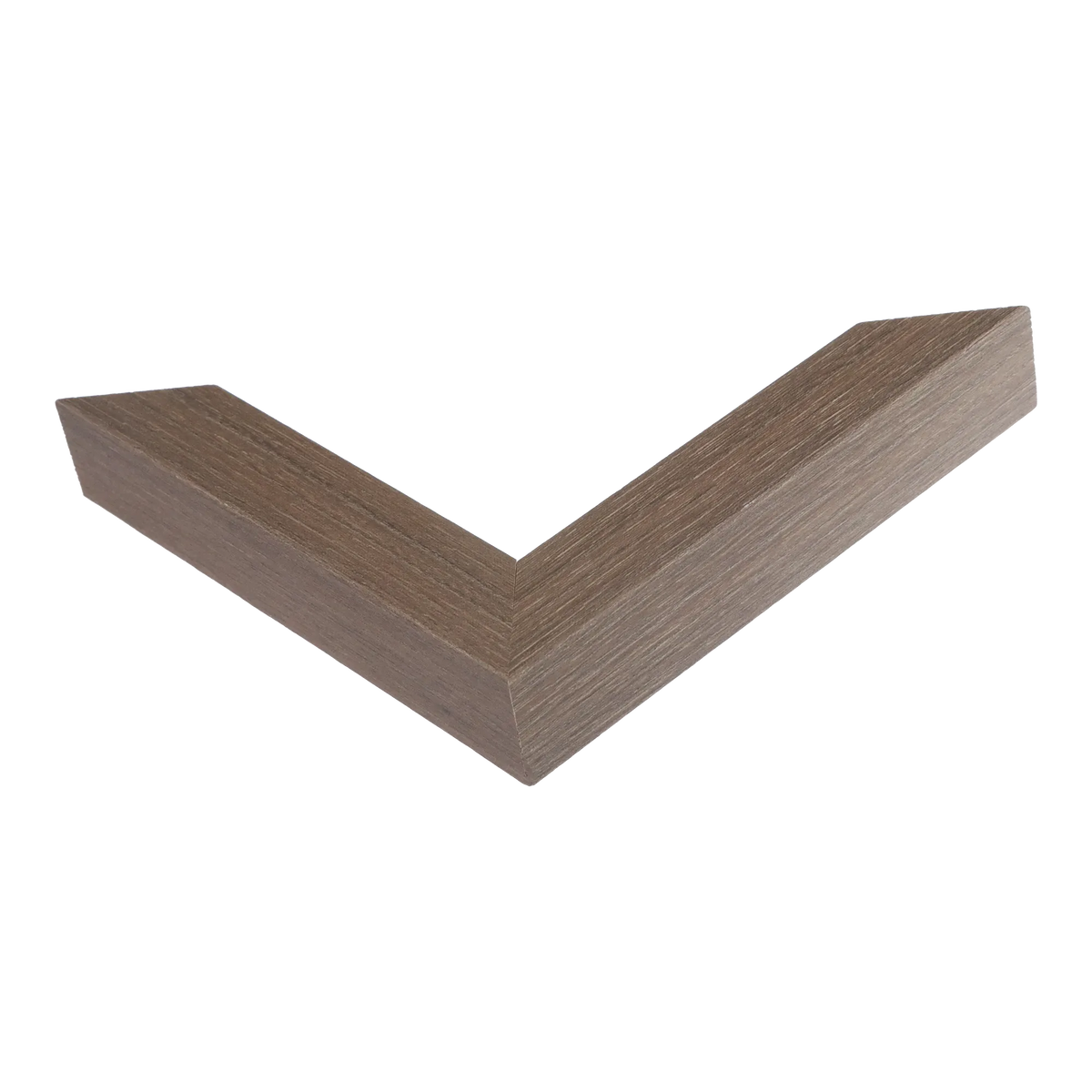 Corner view of Classic I in walnut grain picture frame
