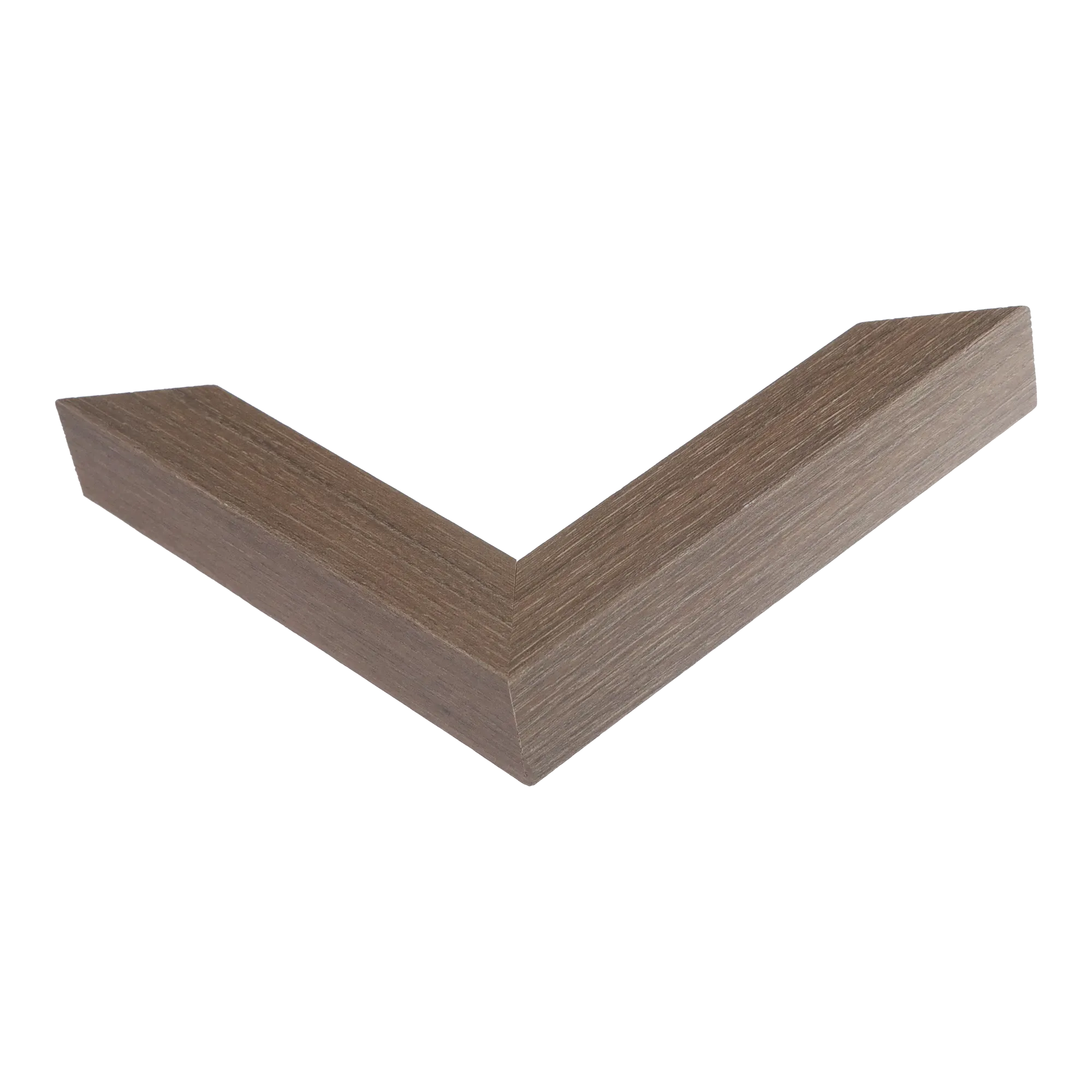 Corner view of Classic I in walnut grain picture frame