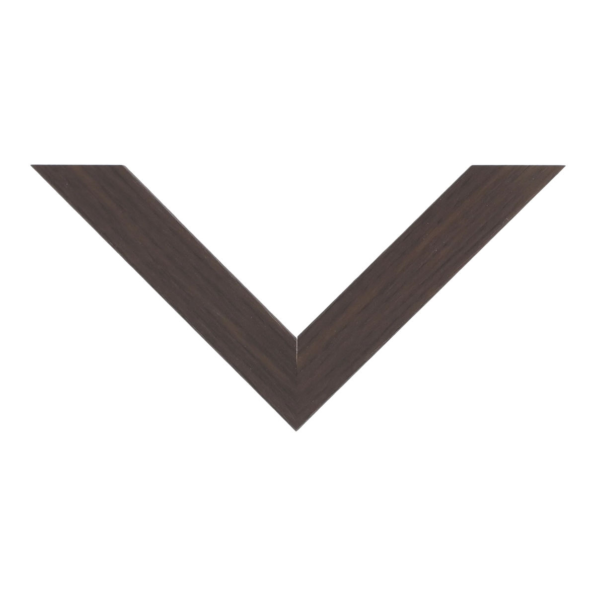 Top view of Classic I picture frame in wenge grain