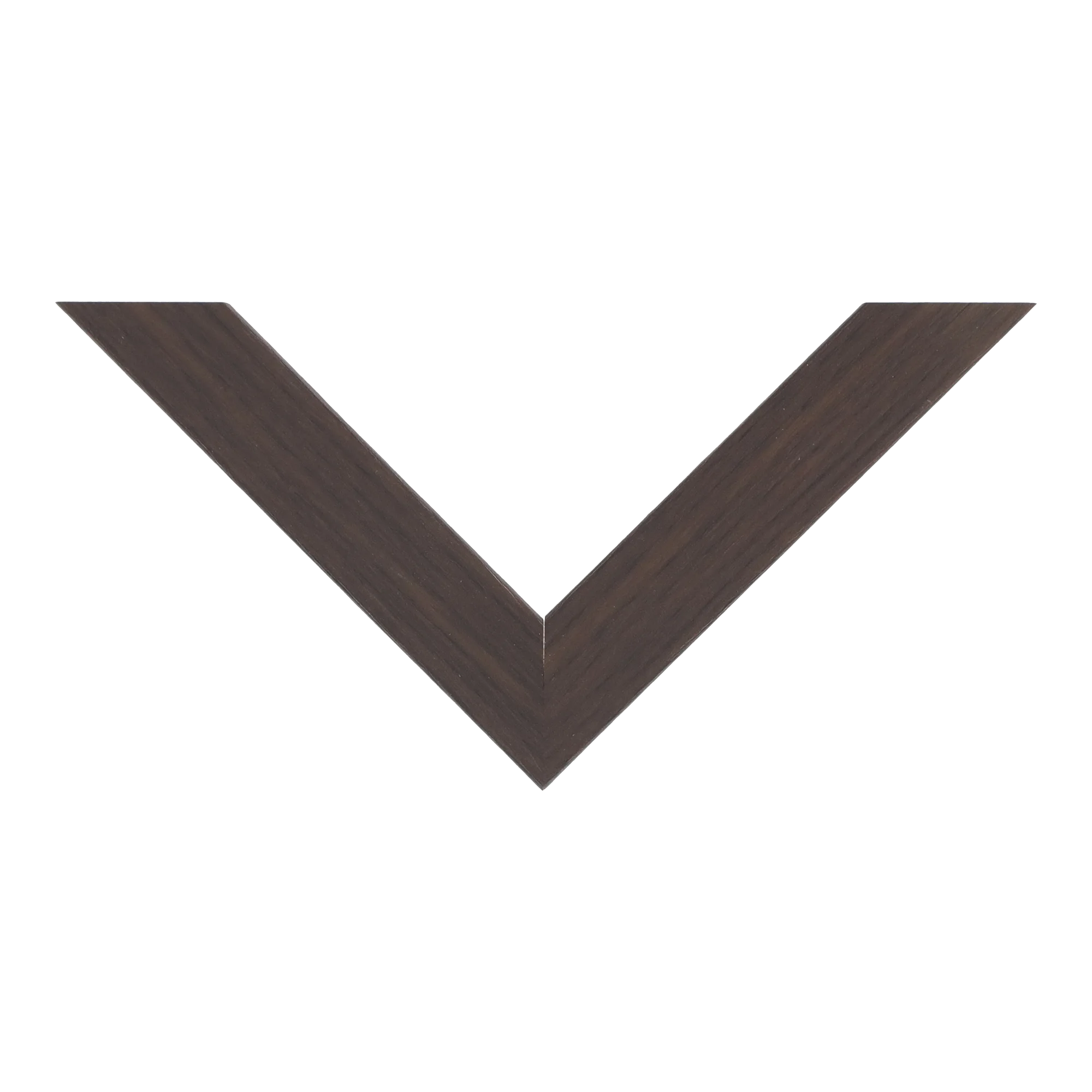 Top view of Classic I picture frame in wenge grain