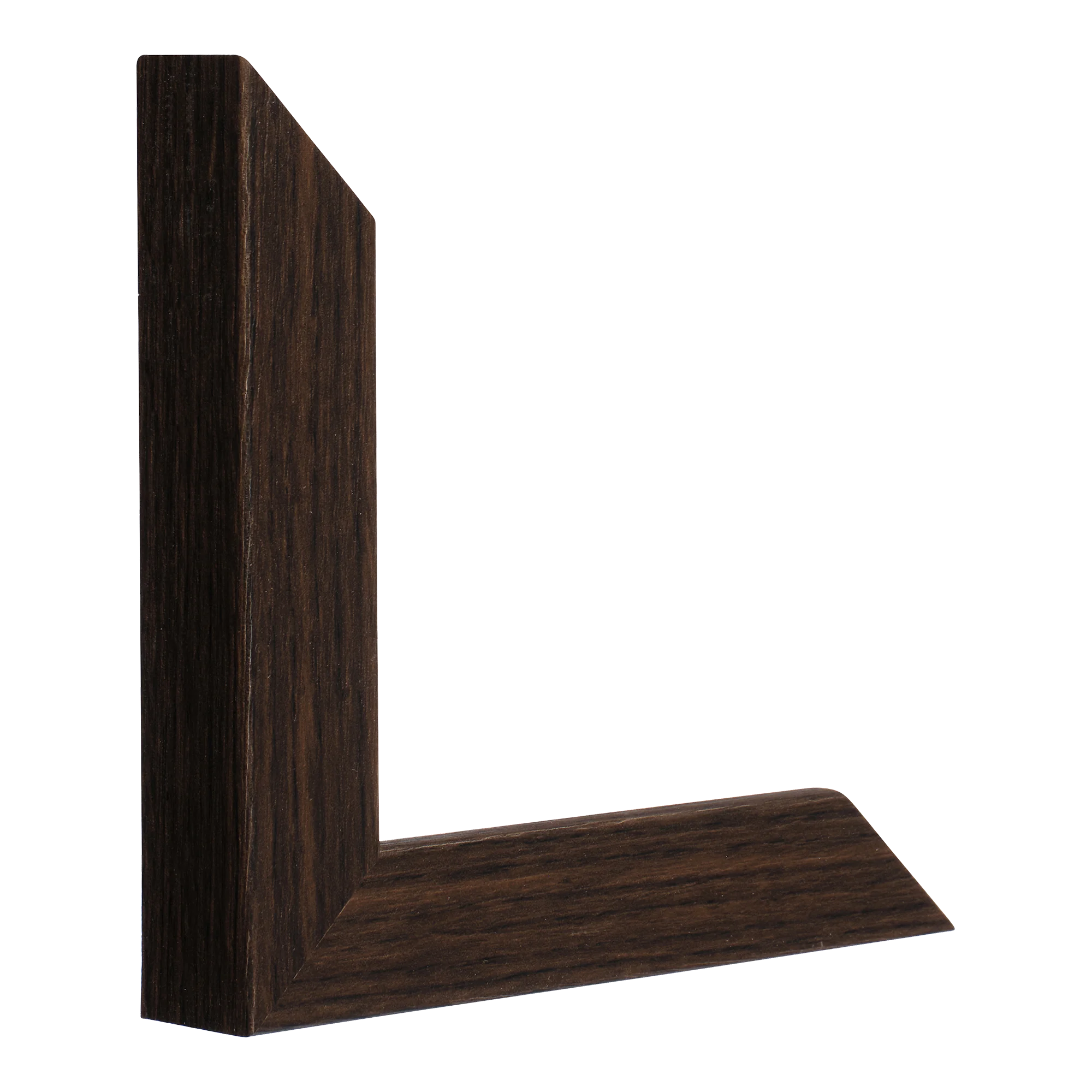 Vertical view of classic i wenge grain picture frame