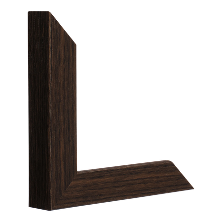 Vertical view of classic i wenge grain picture frame