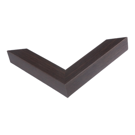 Corner view of Classic I in wenge grain picture frame