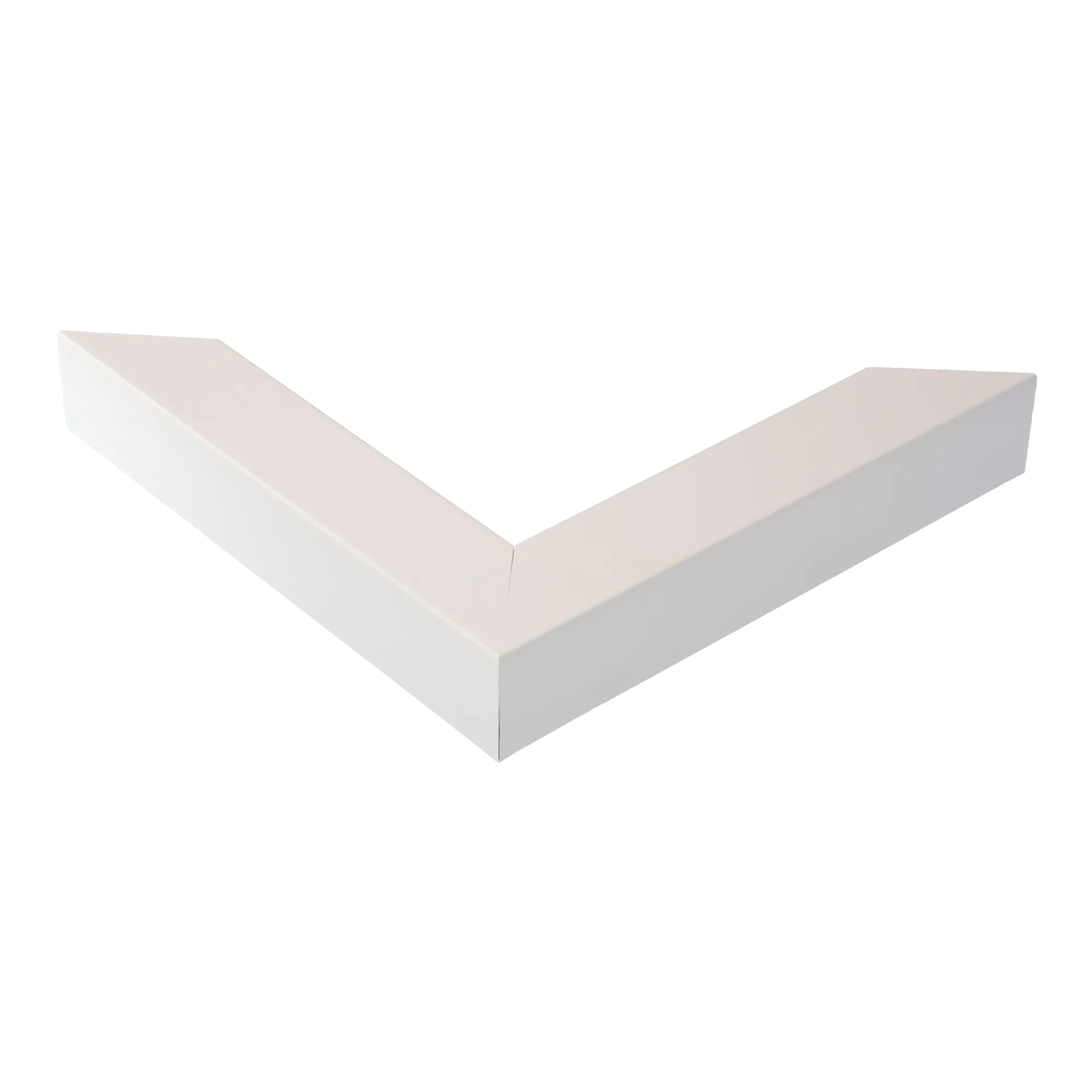 Corner view of Classic I in white picture frame