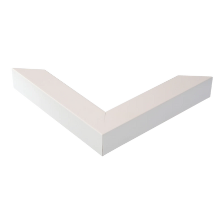 Corner view of Classic I in white picture frame