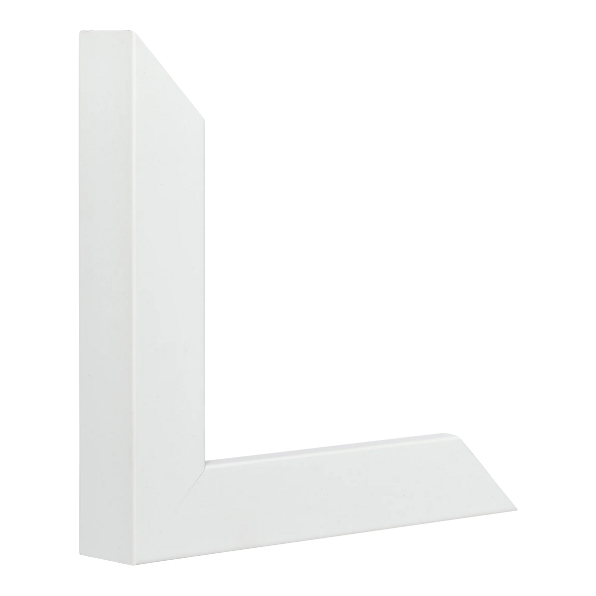 Vertical view of classic i white picture frame