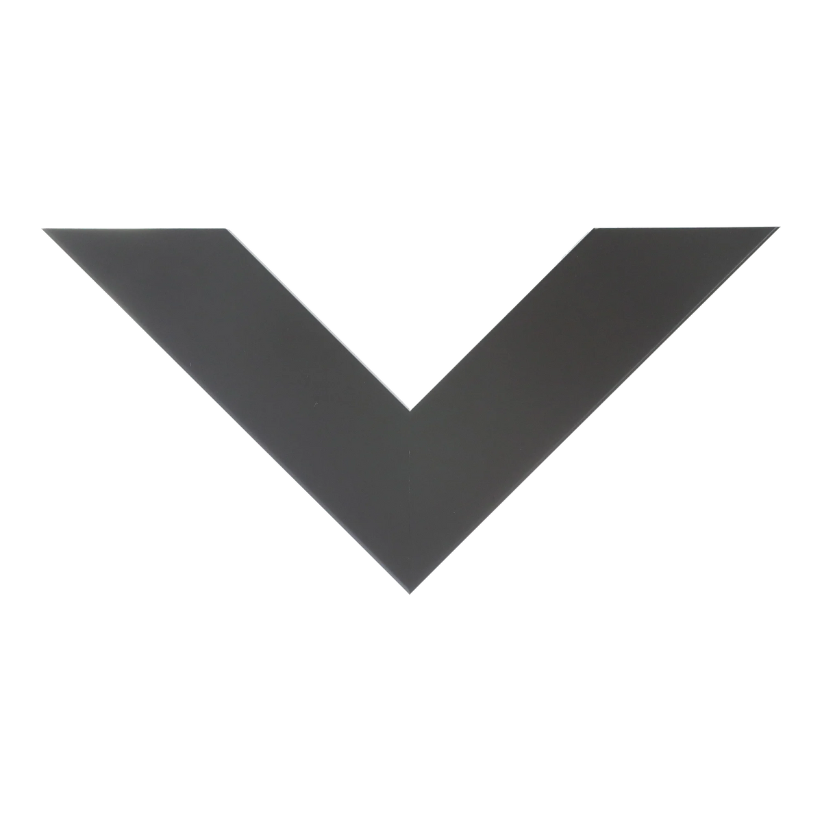 Top view of Classic II picture frame in black