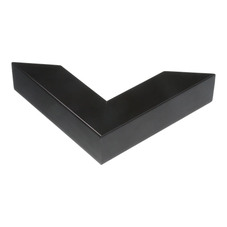 Corner view of Classic II in black picture frame