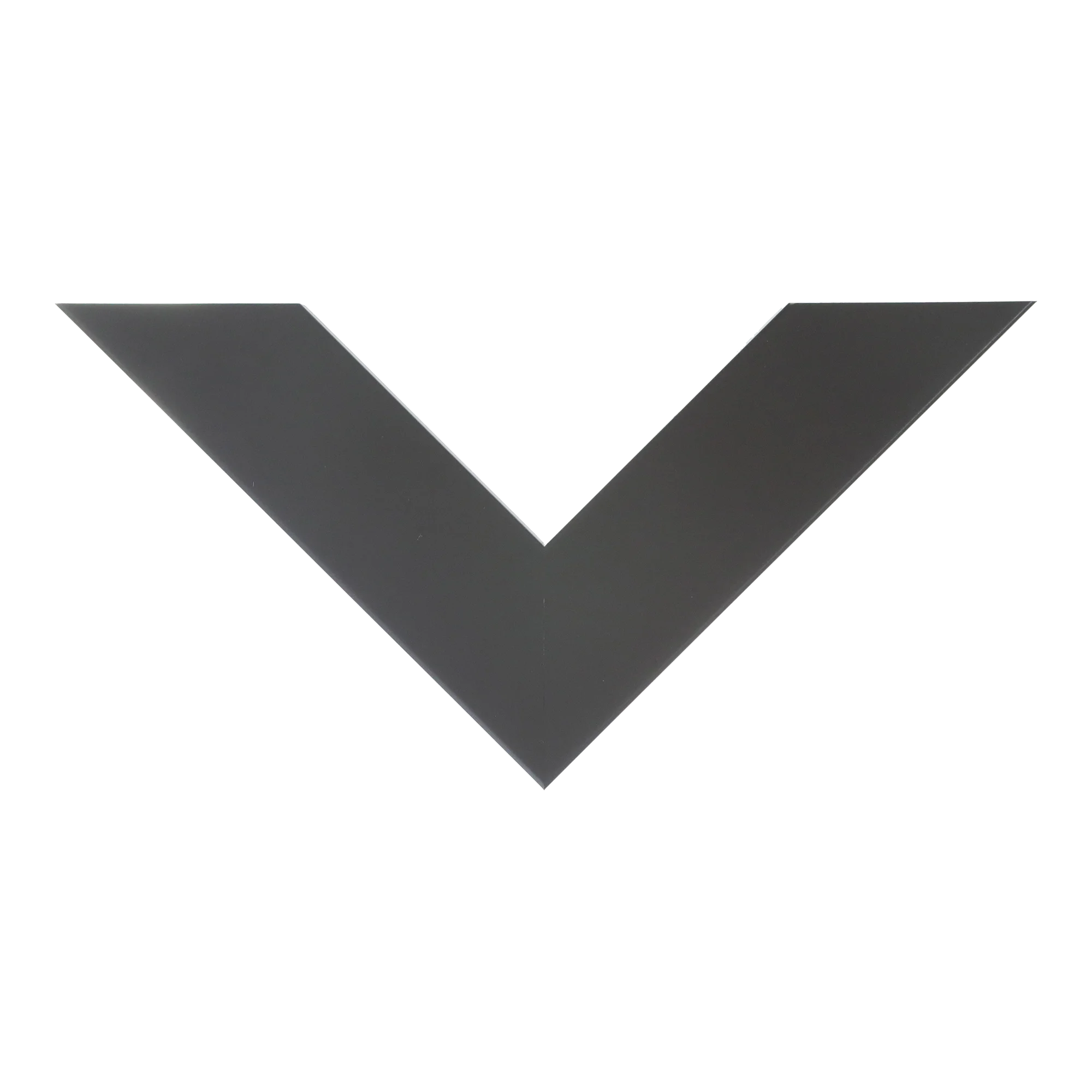 Top view of Classic II picture frame in black
