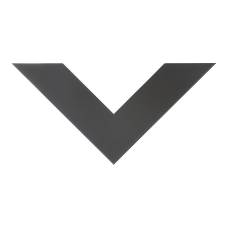 Top view of Classic II picture frame in black
