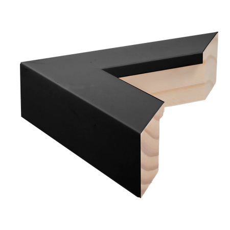 Side view of Classic II picture frame in black