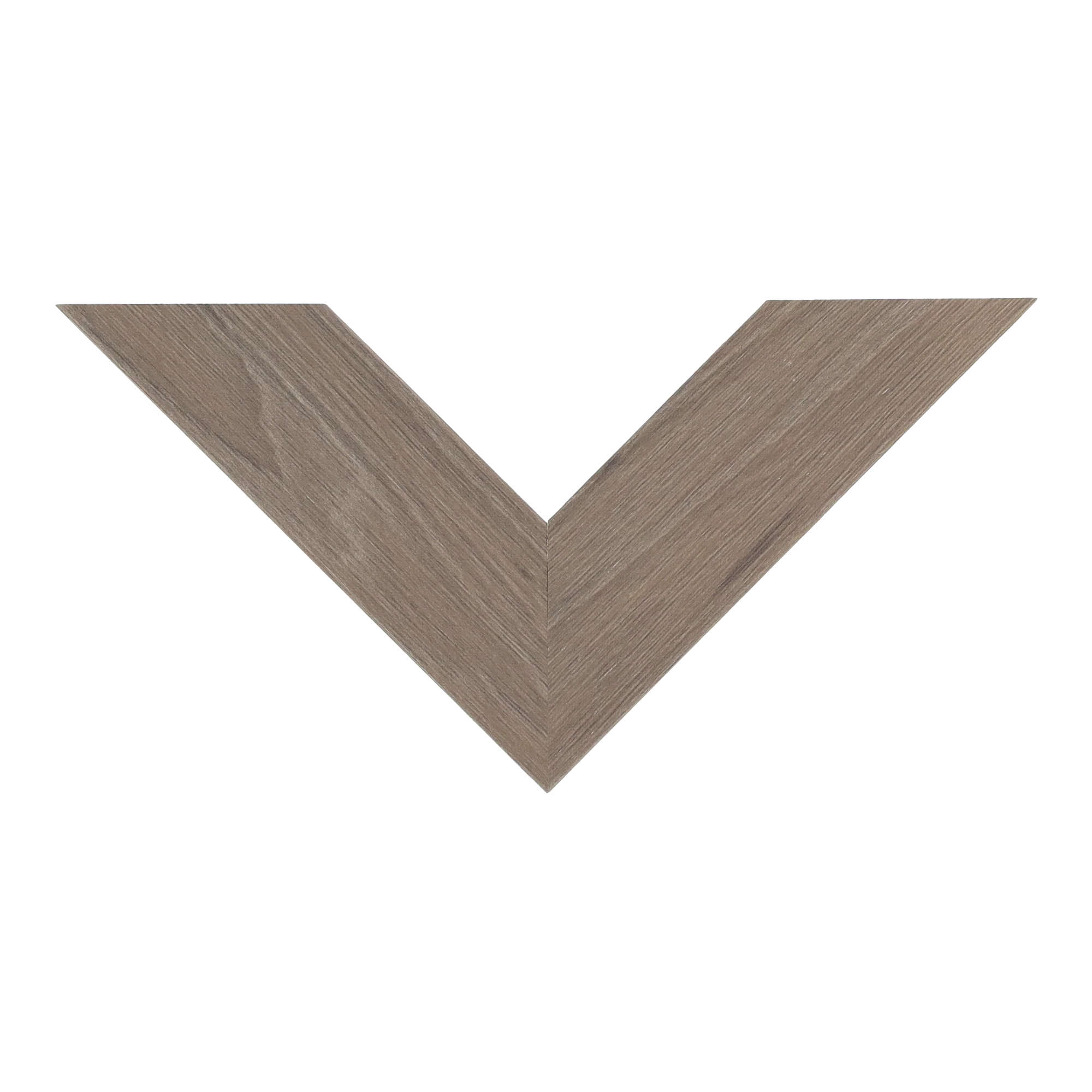 Top view of Classic II picture frame in walnut grain
