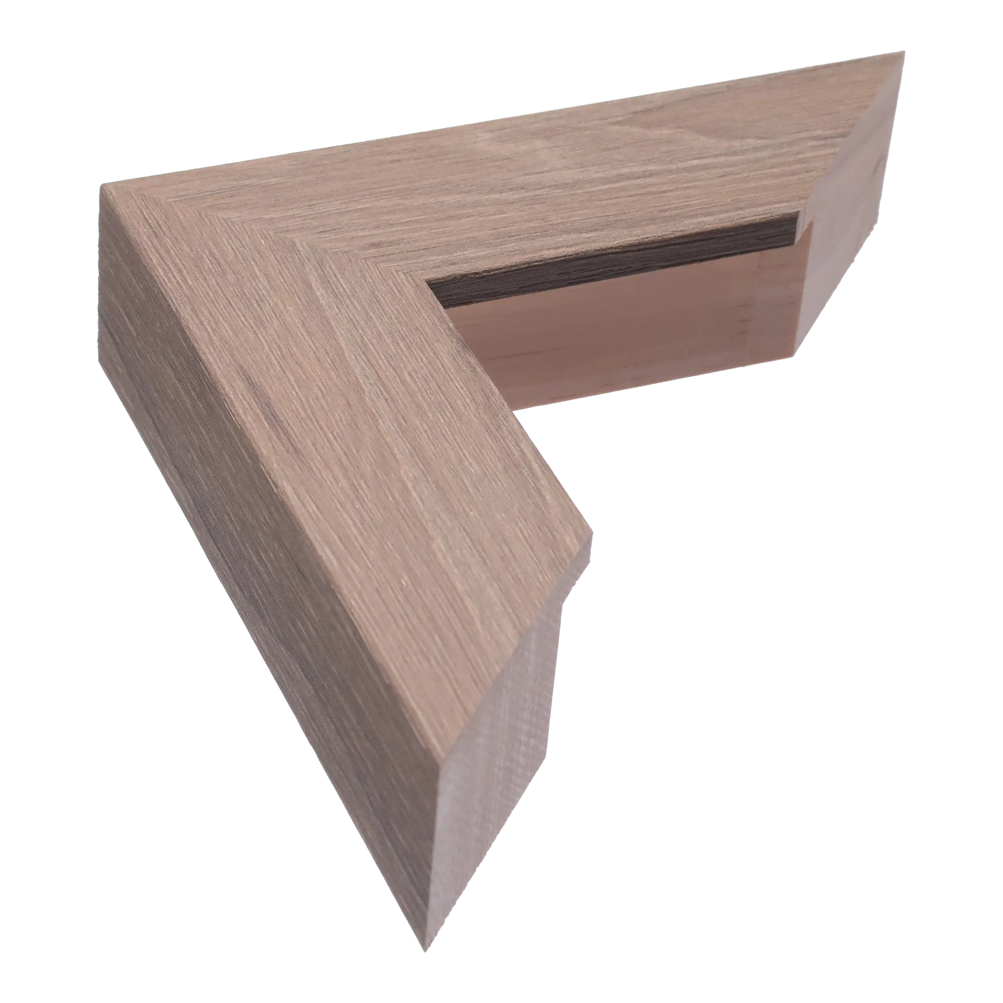 Classic II in walnut grain picture frame