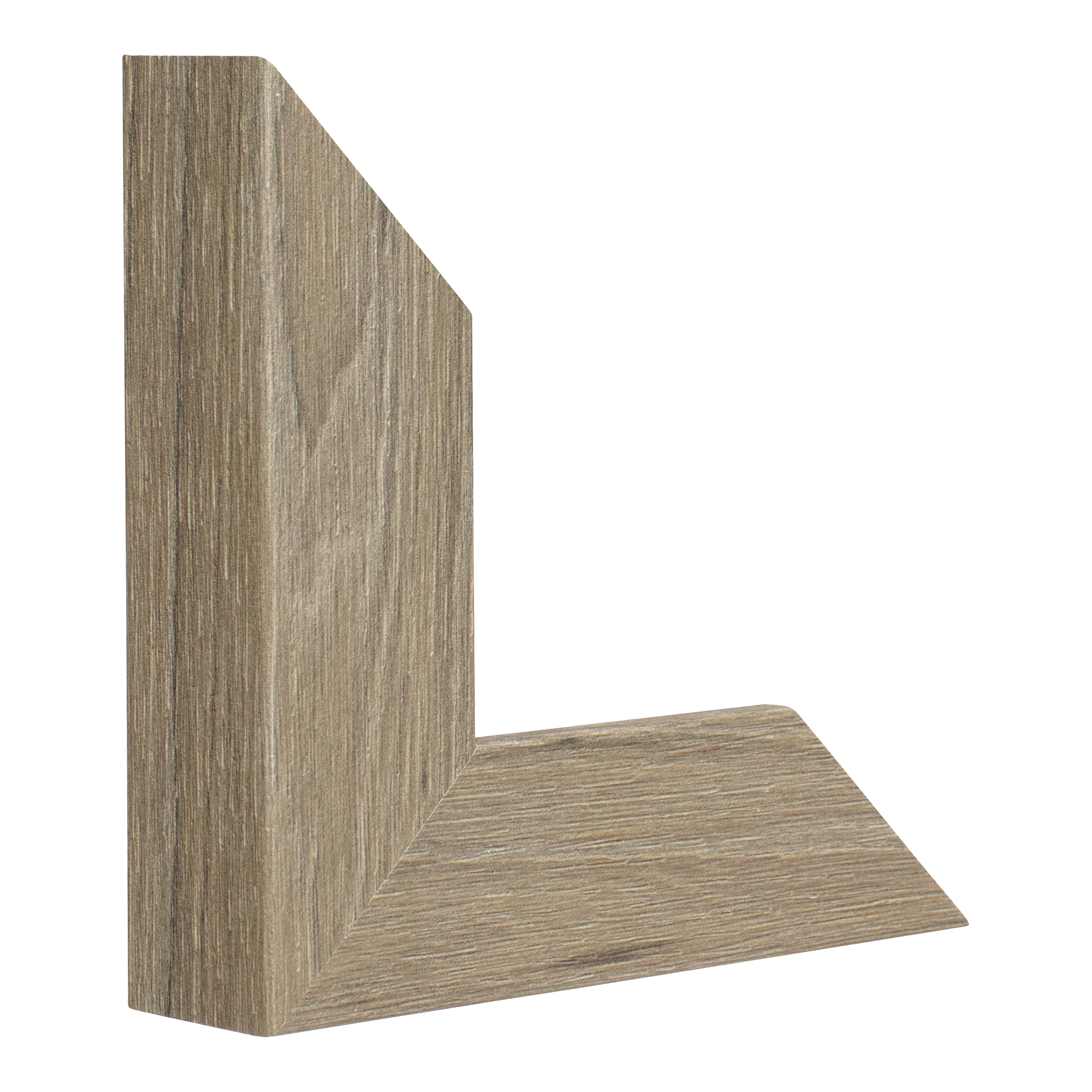 Vertical view of classic ii walnut grain picture frame